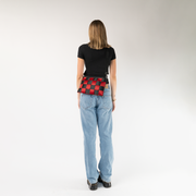 The Queen Of Hearts Large hip Pack being used by a model