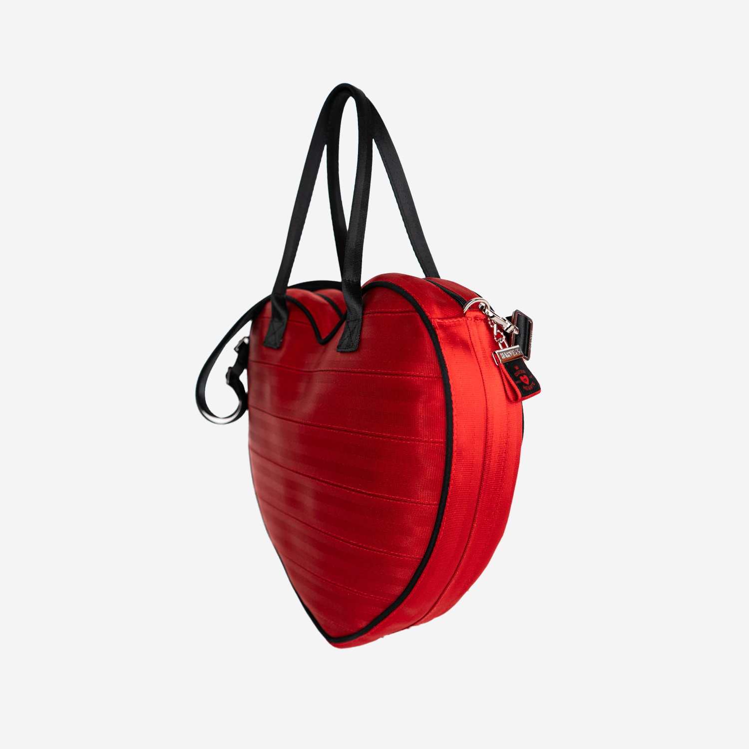 The side of a Queen Of Hearts Large Sweetheart Tote