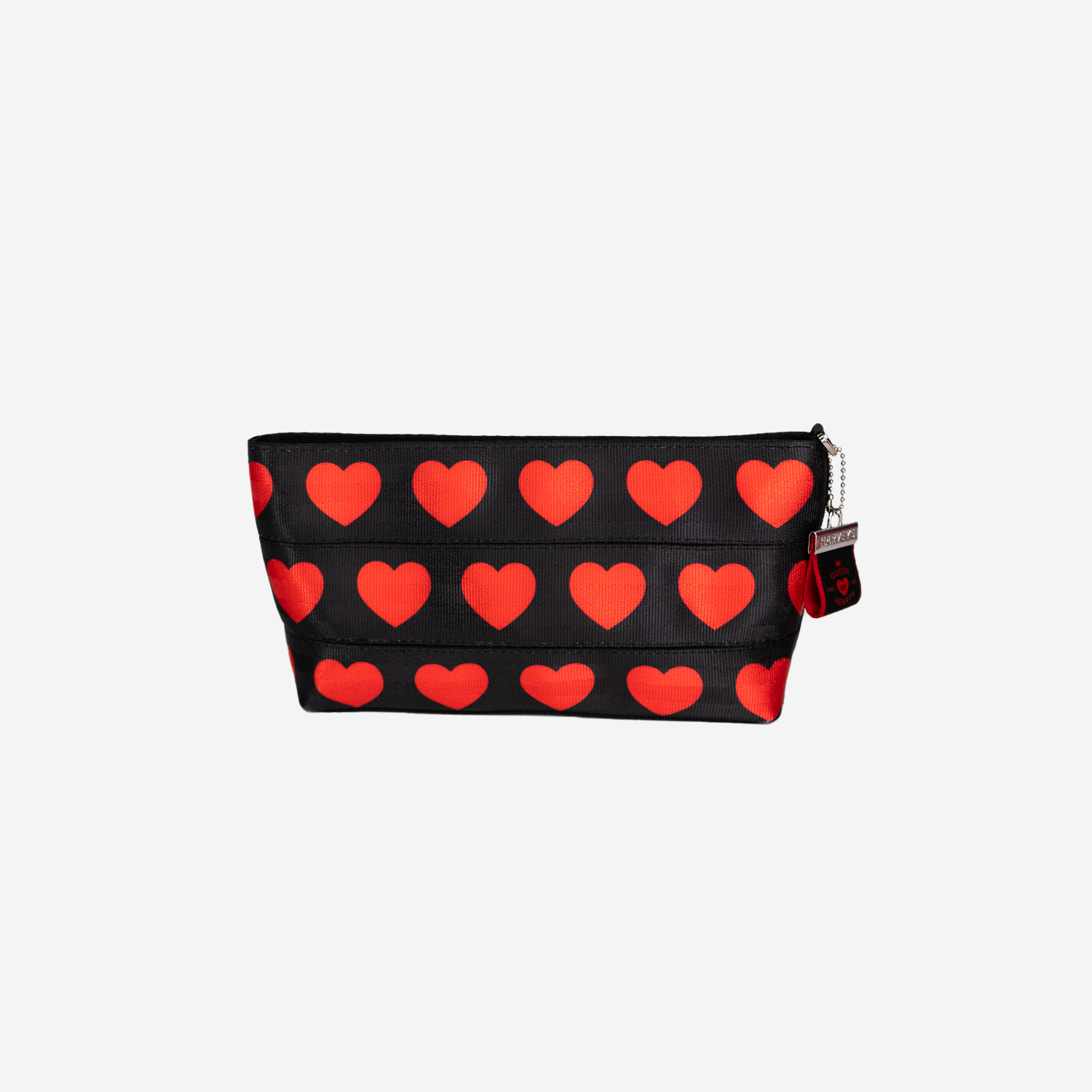 The front of a Queen Of Hearts makeup Case