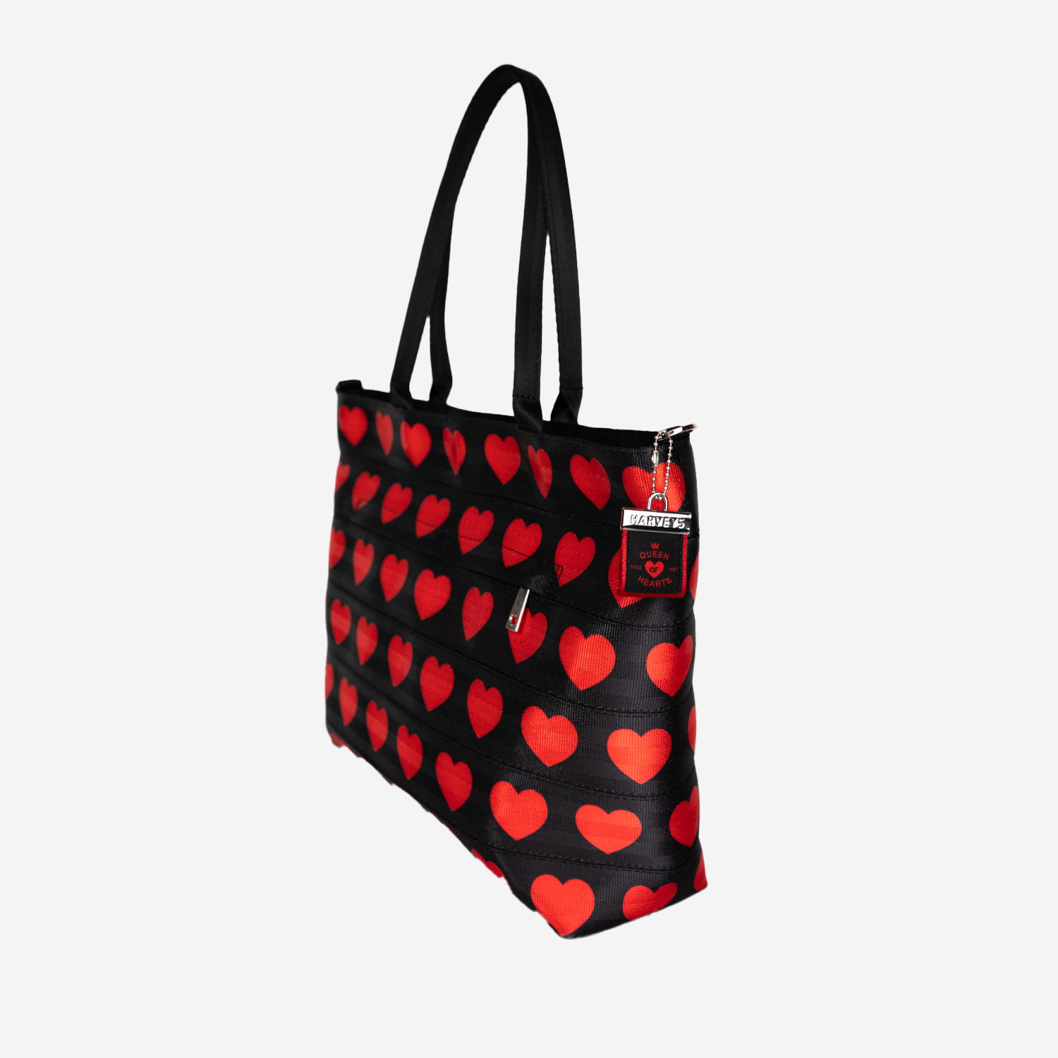 The side of a Queen Of Hearts Medium Streamline Tote
