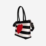 The side of a Queen Of Hearts Mini Streamline Tote