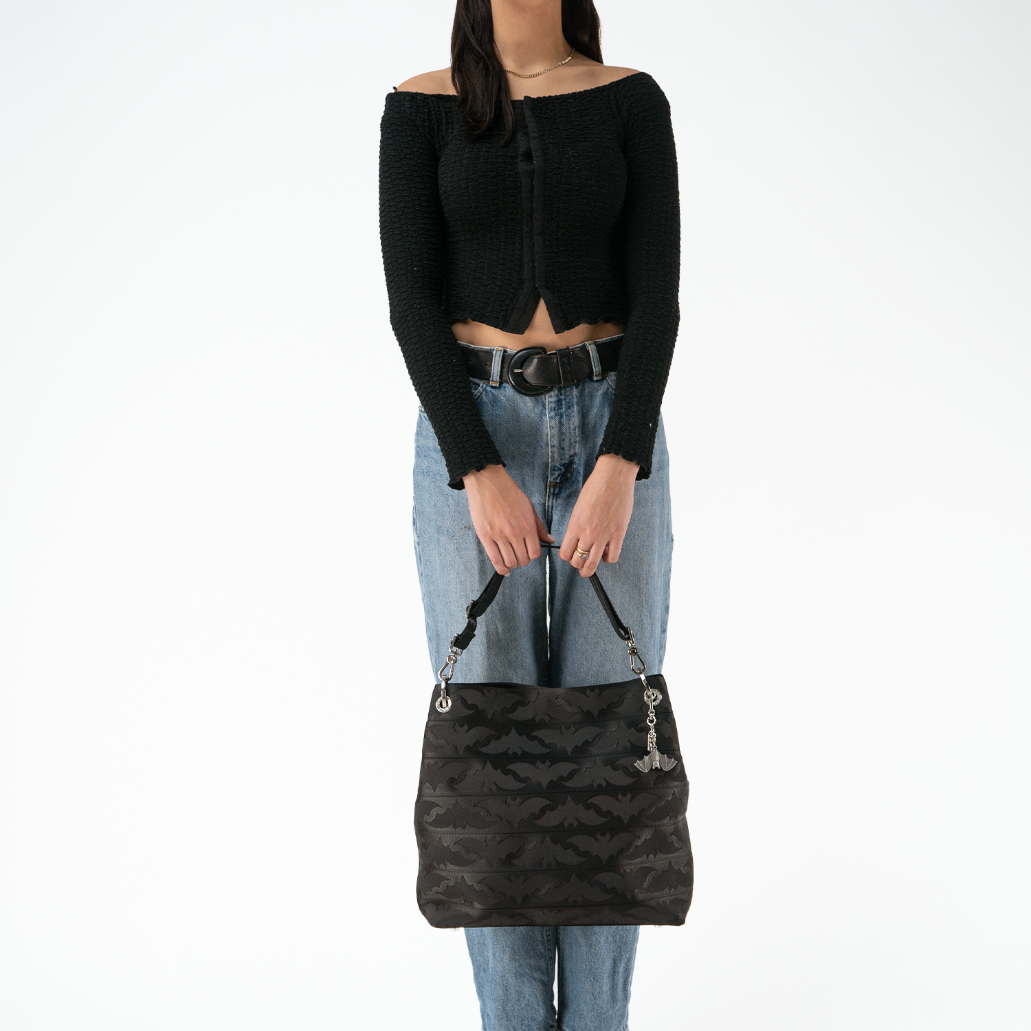 Release The Bats Large Hobo in a model's hands
