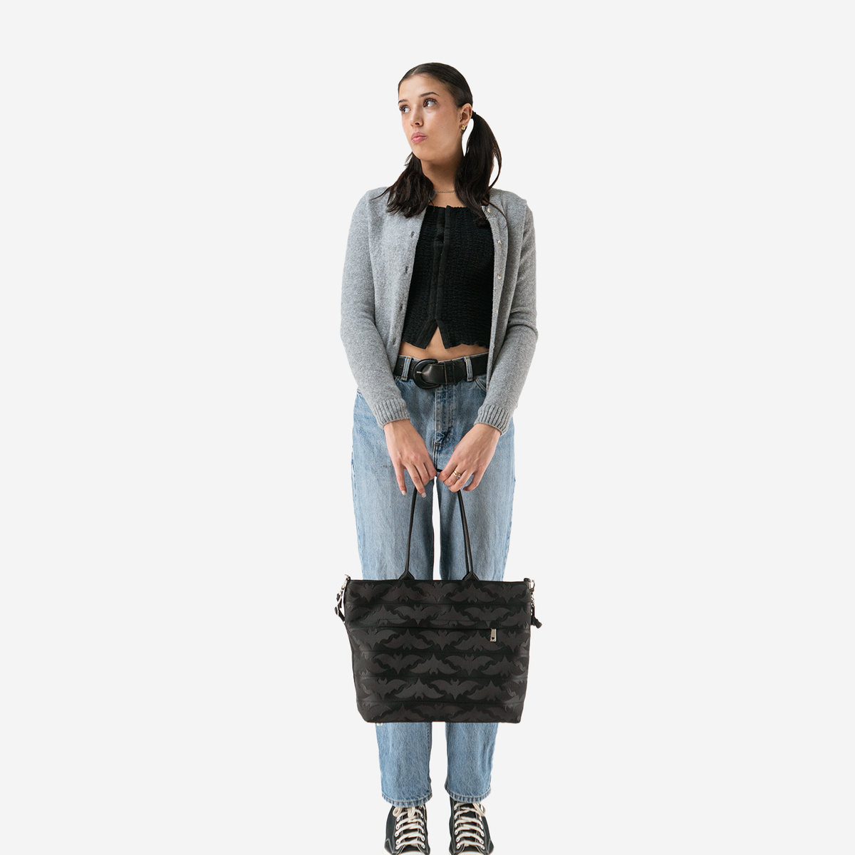 Release The Bats Medium Streamline Tote in a model's hands