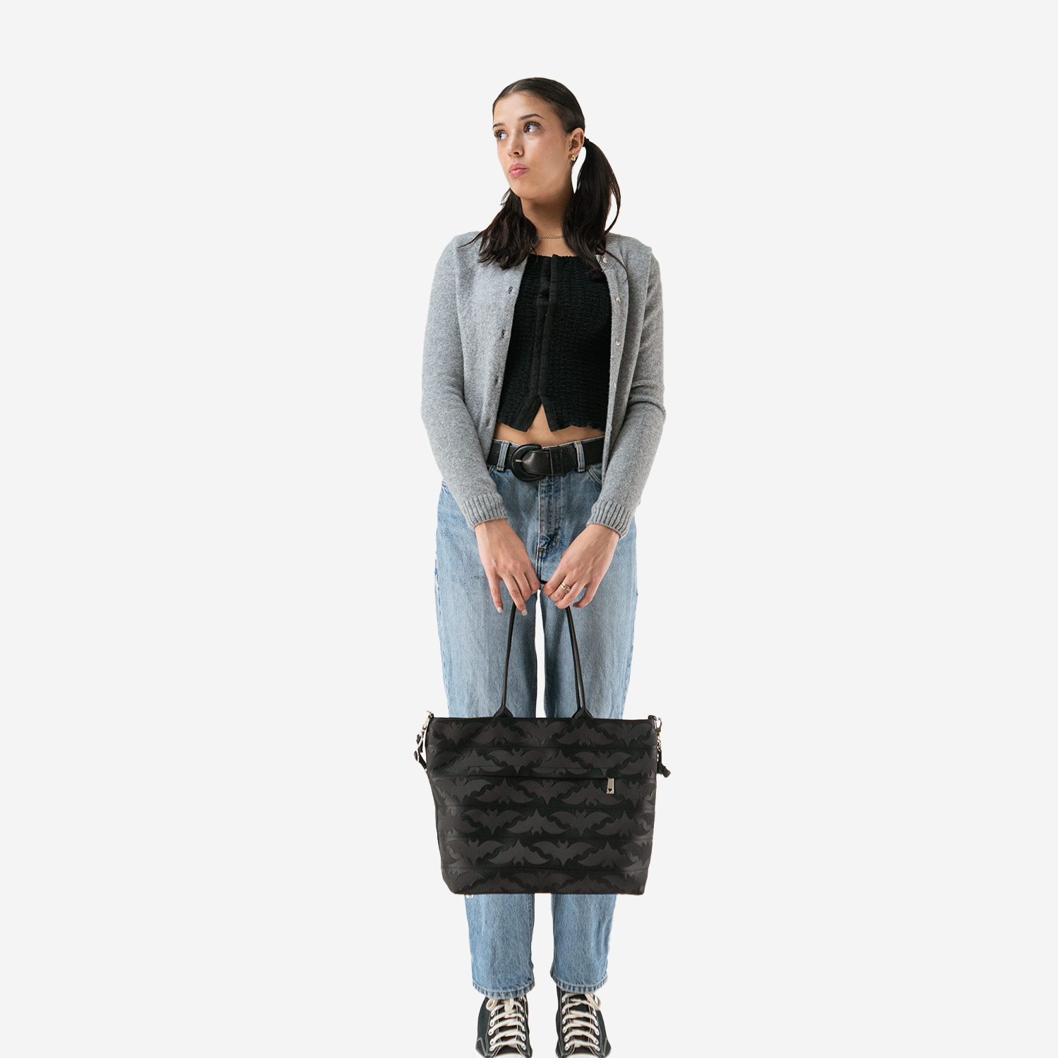 Release The Bats Medium Streamline Tote in a model's hands