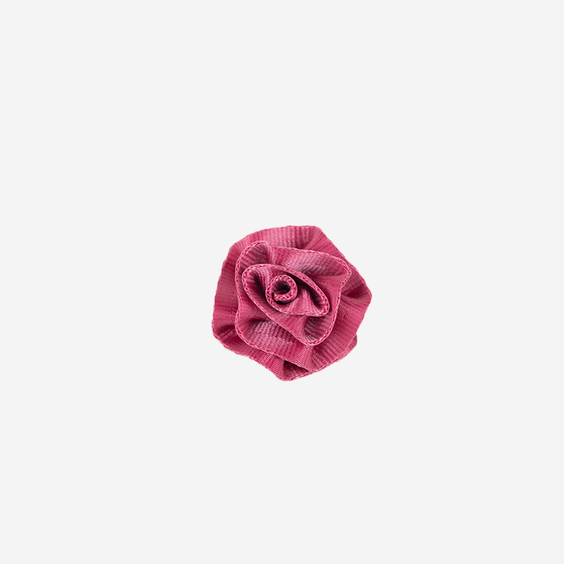 Rosette Clip Fuchsia Front View