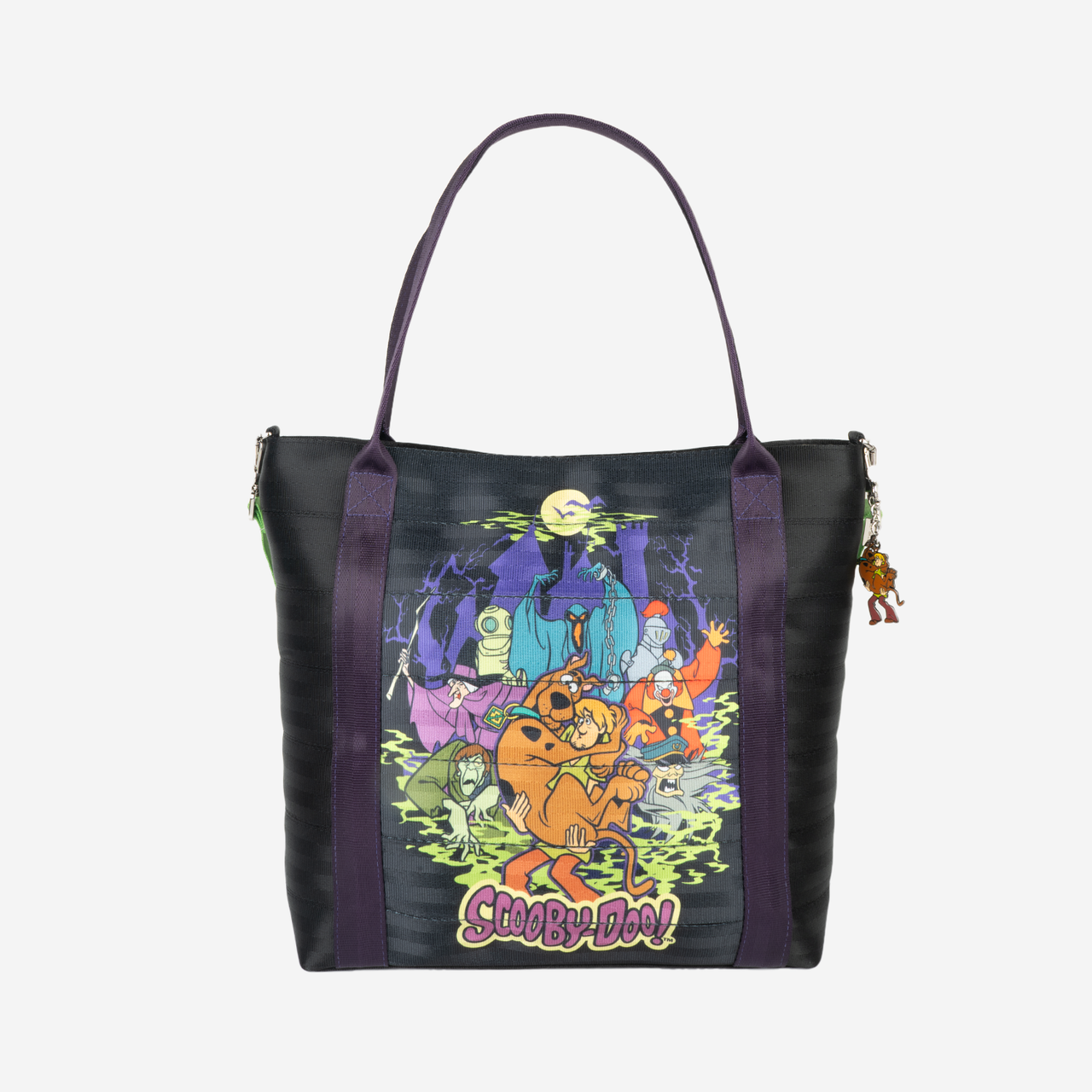 The front of a Large Poster Tote in Scooby-Doo Monsters