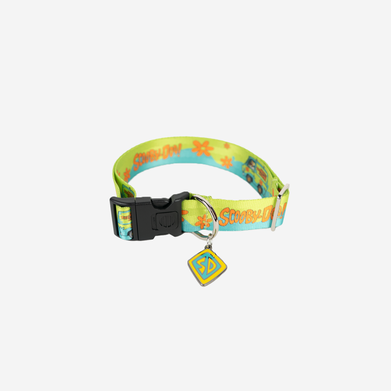 Scooby-Doo Mystery Machine Floral Dog Collar
