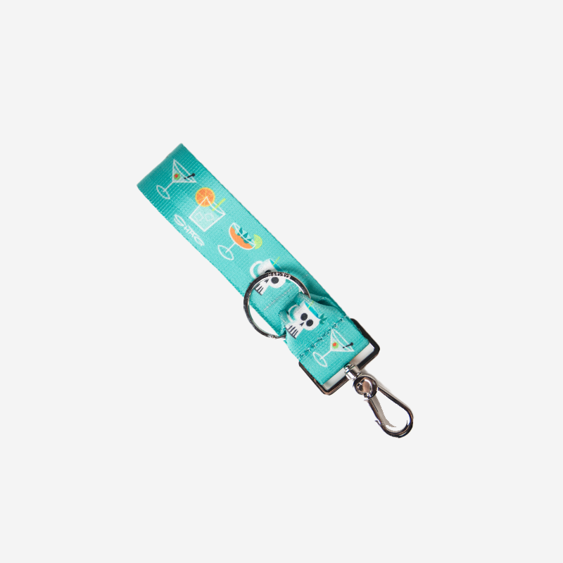 Shag cocktail Keychain Front view
