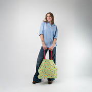 A Picnic Large Shopper Tote being used by a model