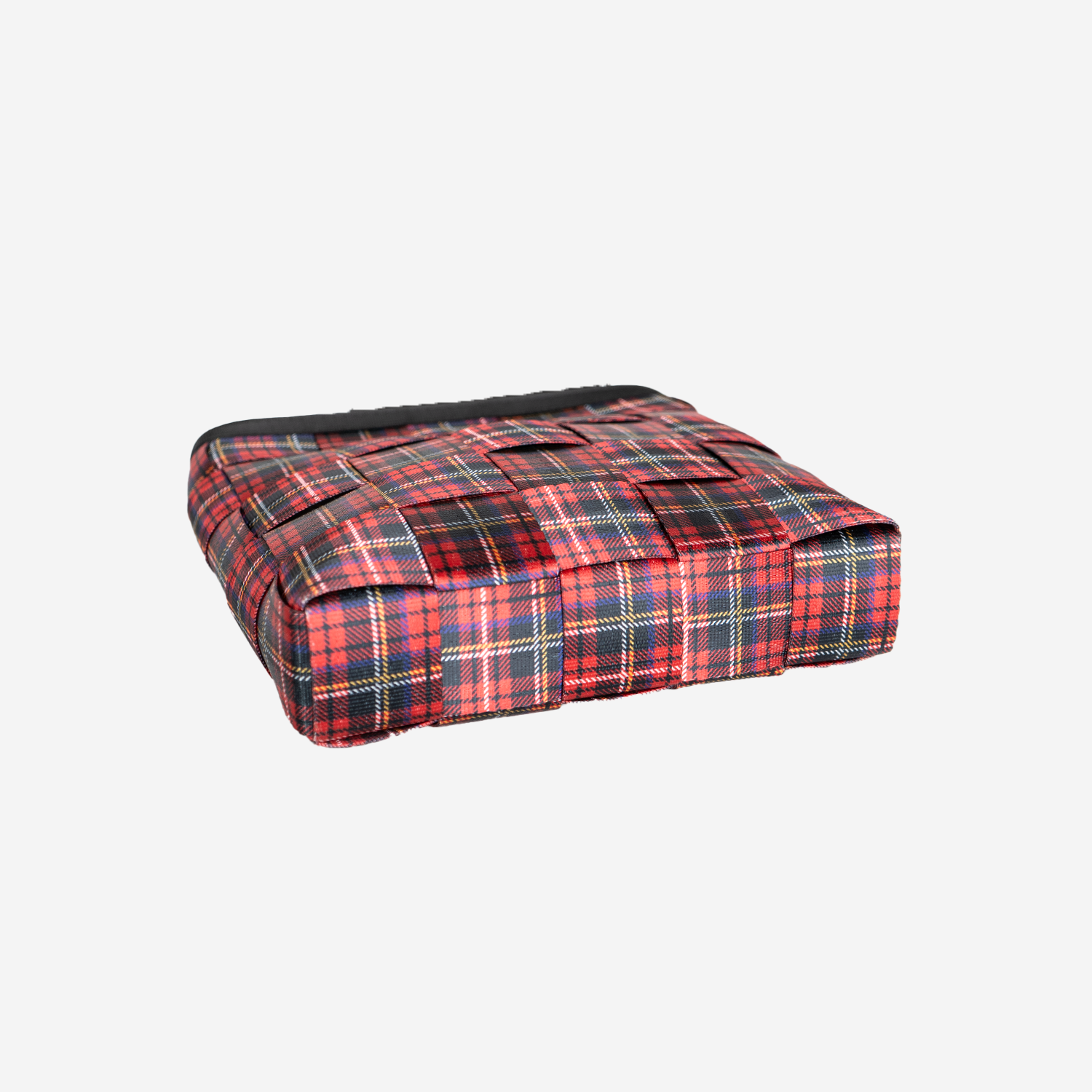 The bottom of a Tartan Mini Messenger