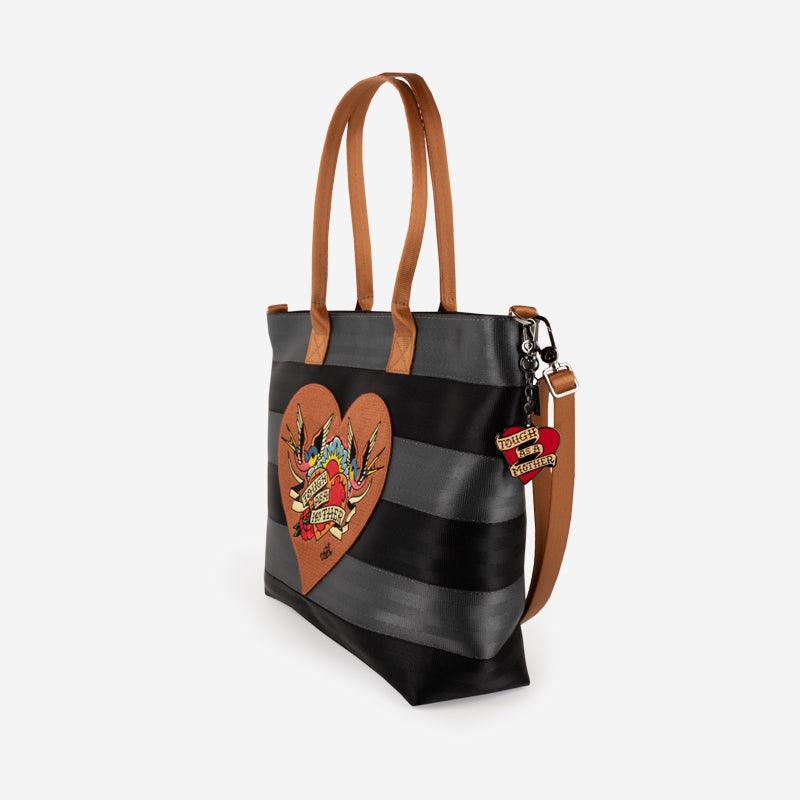 Tough As A Mother Medium Streamline Tote Side View