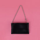 Coin Purse Black Pink Backgound