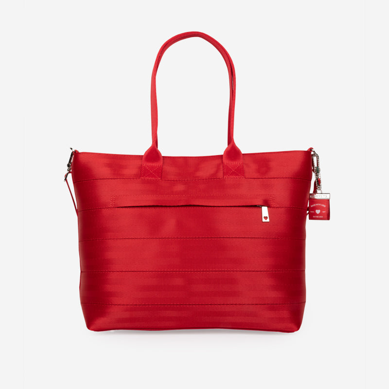 Medium Streamline Tote Scarlet Front